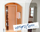 Foto Trennwand/Raumteiler mit Schiebetür - vergrößern